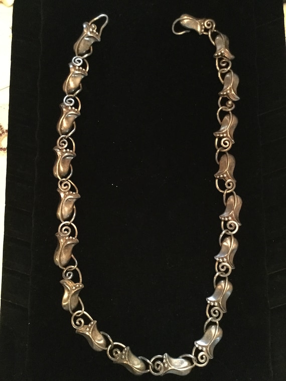 Antonio Pineda sterling Necklace Made 1948 to 1955