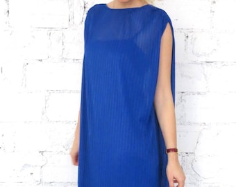 Elegant Royal Blue Dress, Maxi Soleil Dress, Maternity Wear, Oversized Casual Dress, Everyday Dress, Caftan Dress