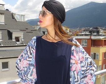 Blue Maxi Dress, Kaftan,Woman Maxi Dress, Long Blue Dress, Floral Caftan