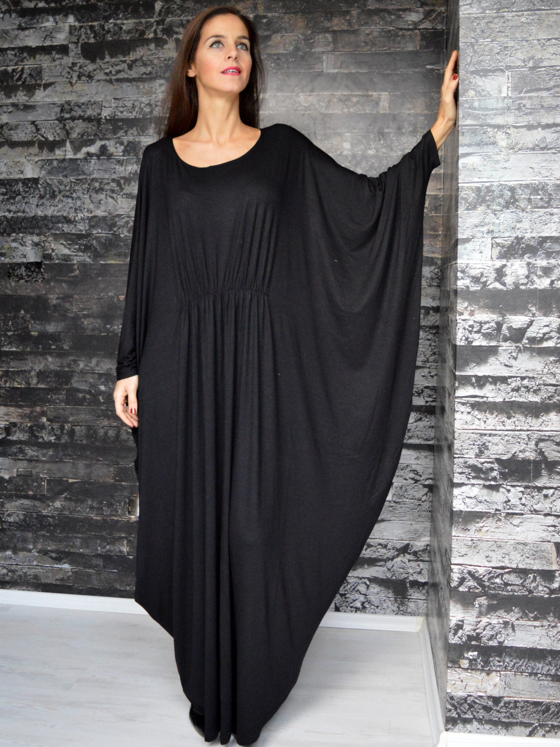 fitted kaftan dress