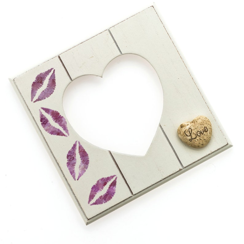 Stencil CraftStar Lip Print: 2 Modelli Di Labbra Per Crafting, Stencil Riutilizzabile