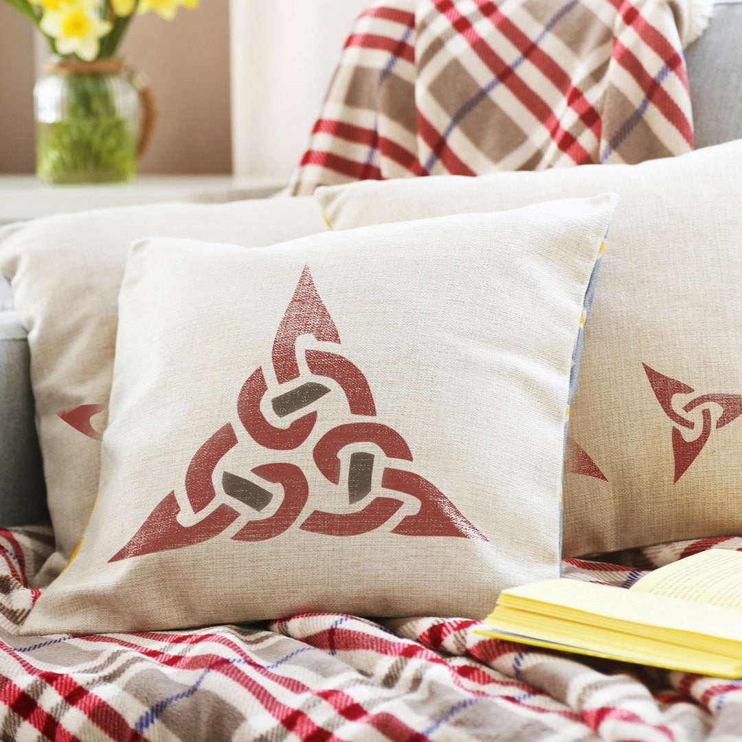 Trinity Knot Stencil Large Celtic Knot Stencils set of 4 Etsy