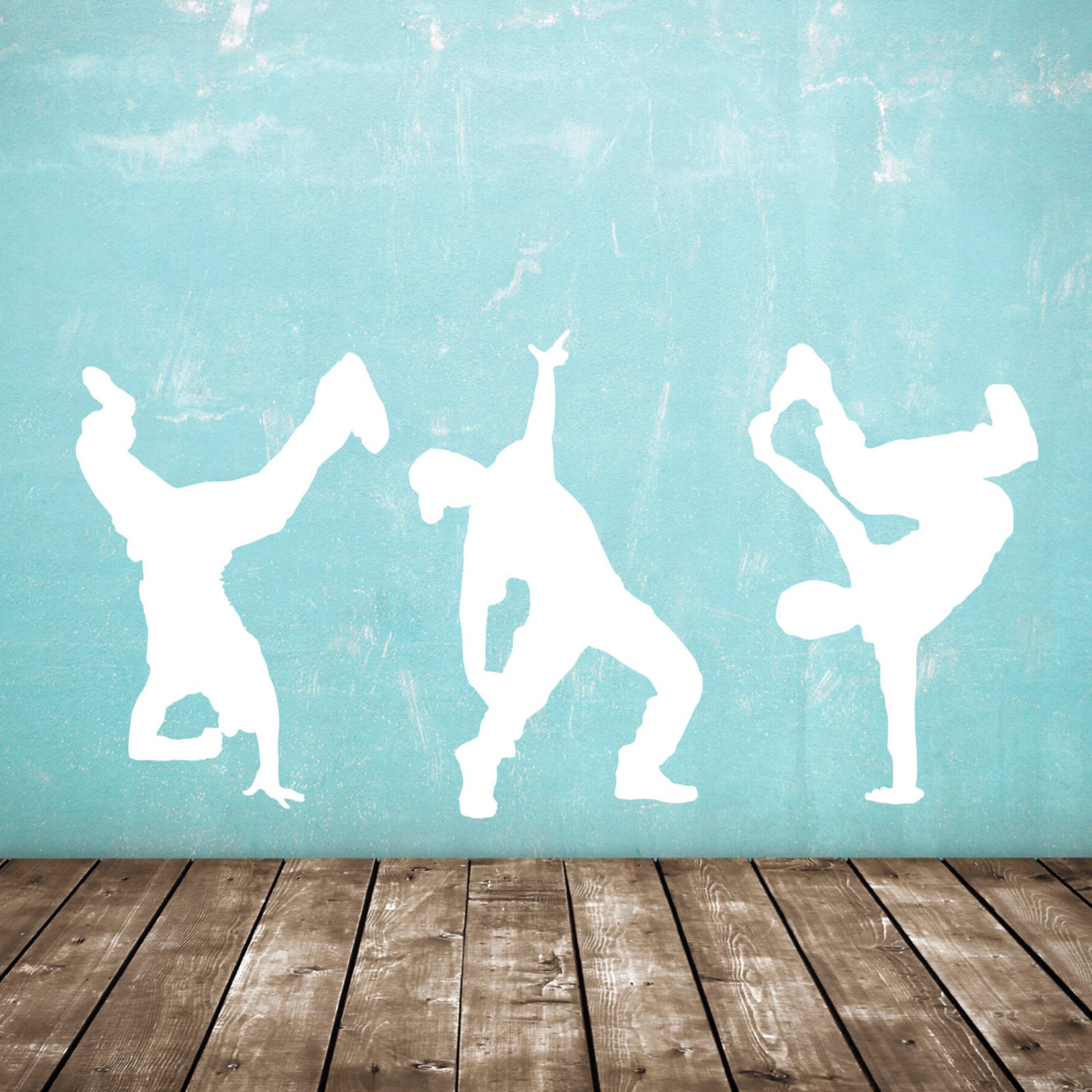 Street Dance Wall Stickers Pack of 3 Hip Hop Dancer Decals Etsy