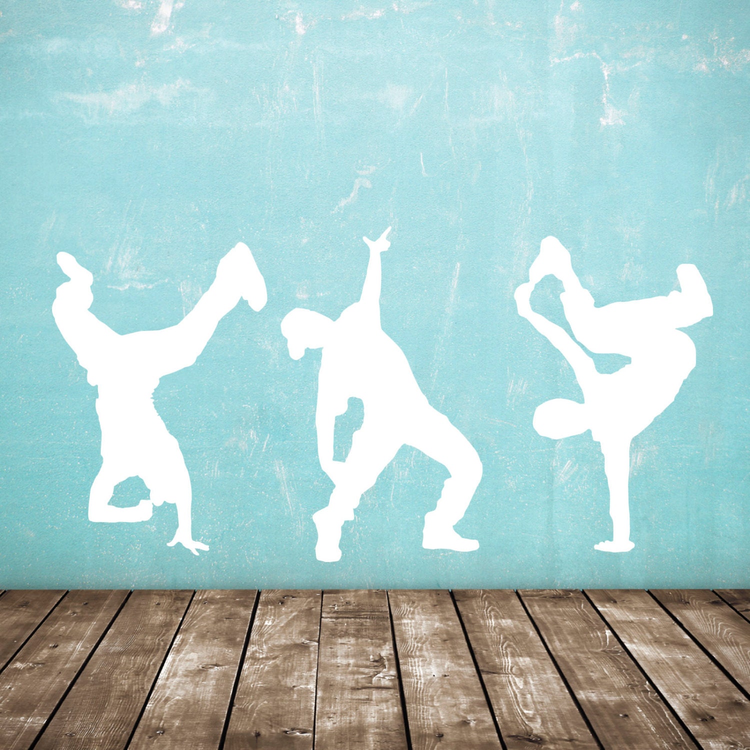 Street Dance Wall Stickers Pack of 3 Hip Hop Dancer Decals Etsy