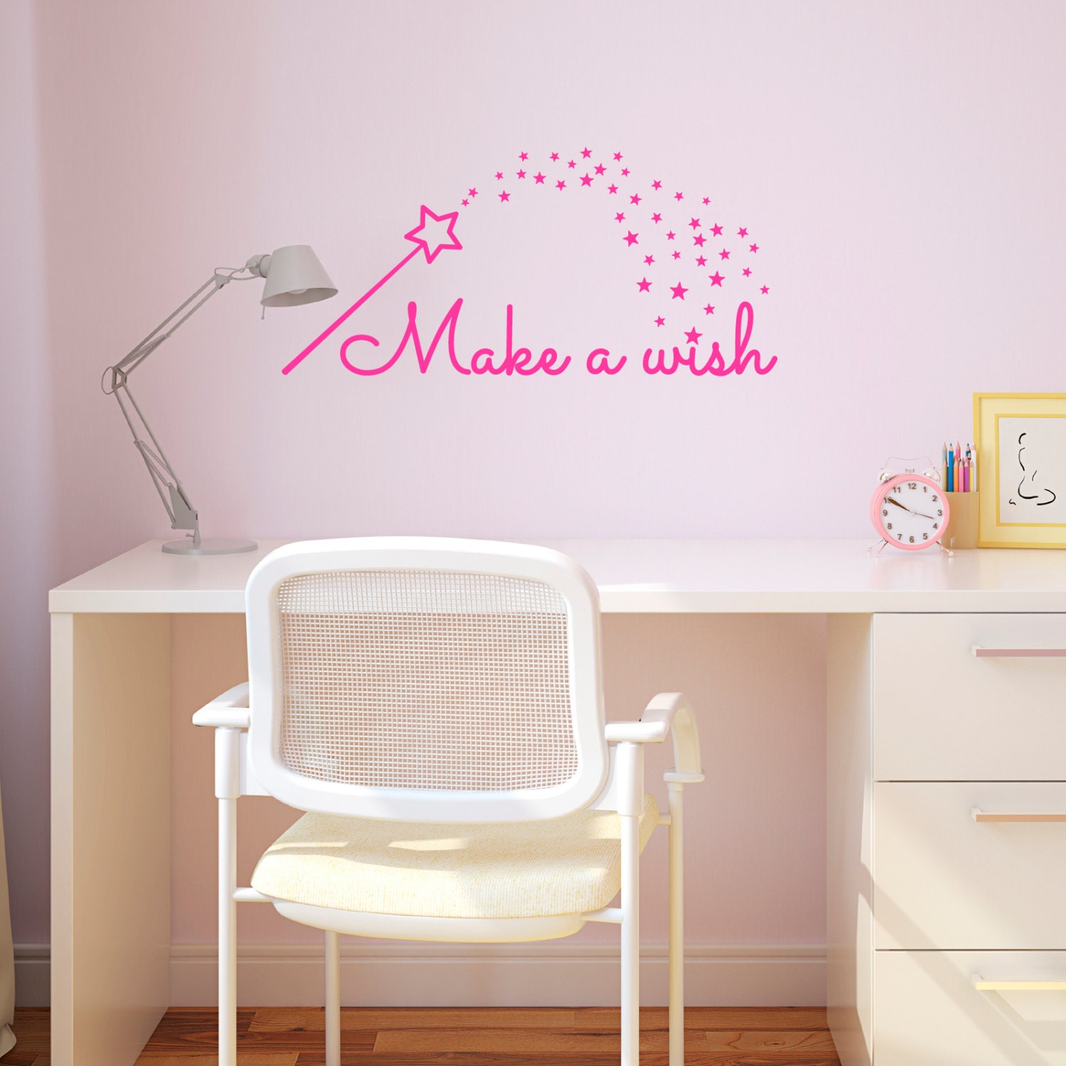 Make A Wish Wall Sticker Nursery Wall Decal Etsy UK