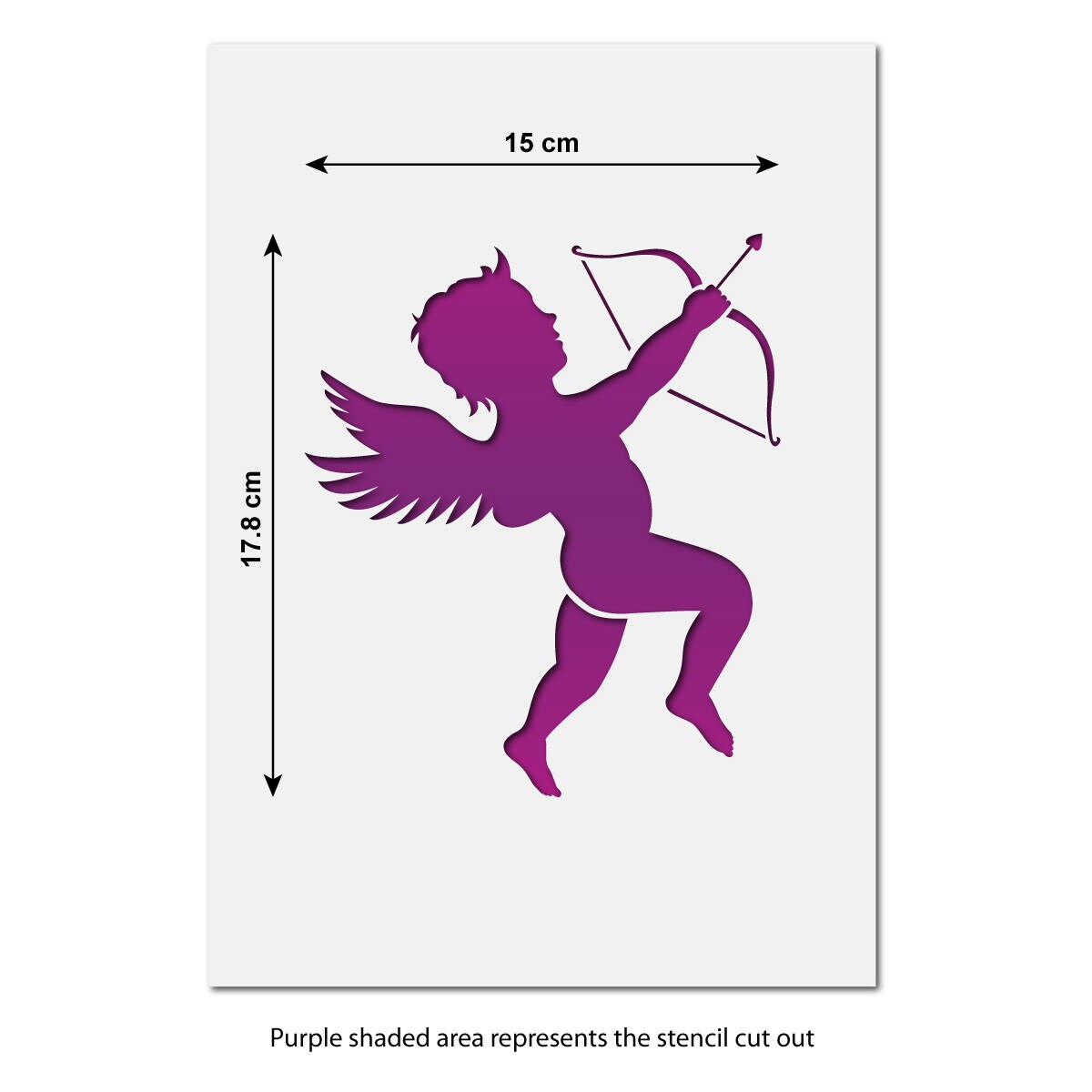 Cupid Stencil Love Theme Cherub Template by Craftstar - Etsy