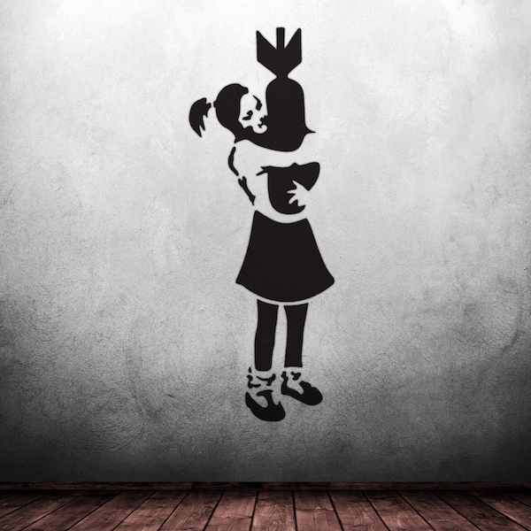 Banksy Stencil Etsy
