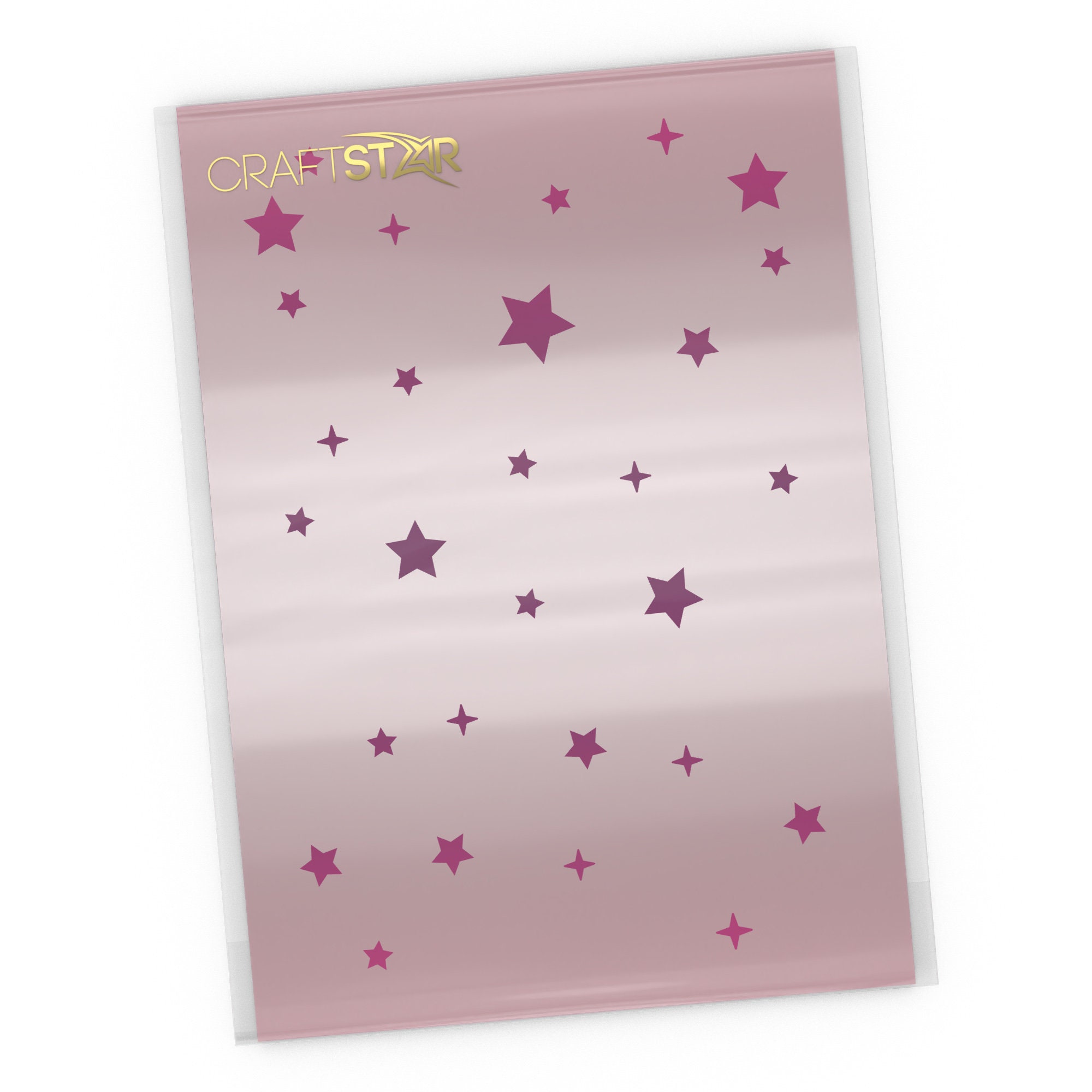 Large A3 Stars Stencil Mask Reusable Sheet for Arts & Crafts, DIY 