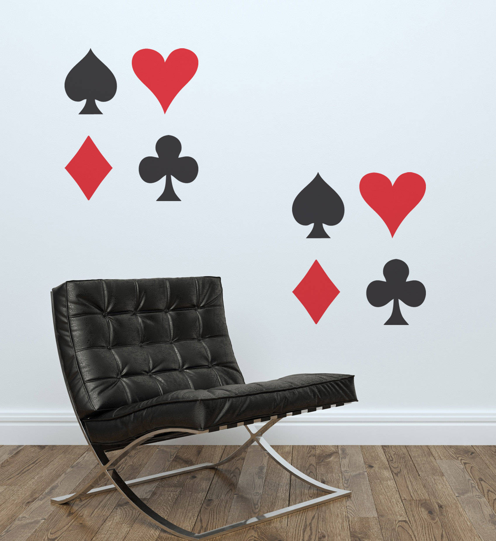 Playing Card Symbols Stencil Large Wall Art Template by | Etsy