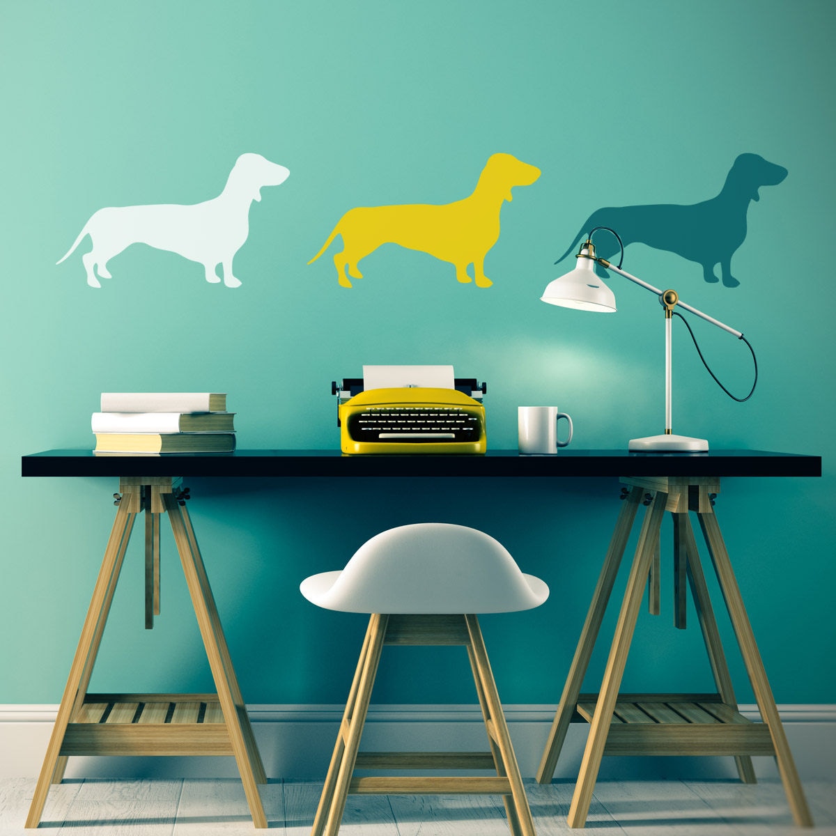 Dachshund Stencil Large Reusable Mylar Dog Stencil by Craftstar Etsy