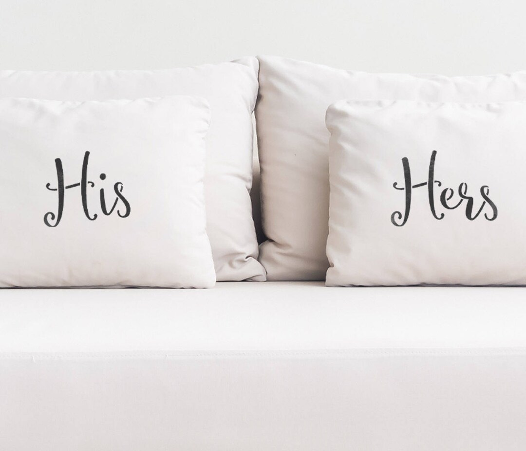 His Hers Stencils A4 Size Script Style Words Stencil by Craftstar - Etsy UK