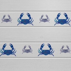 Crab Stencils Craft, Tile & Home Decor Template with 2 Crab Stencil Shapes by CraftStar imagem 4