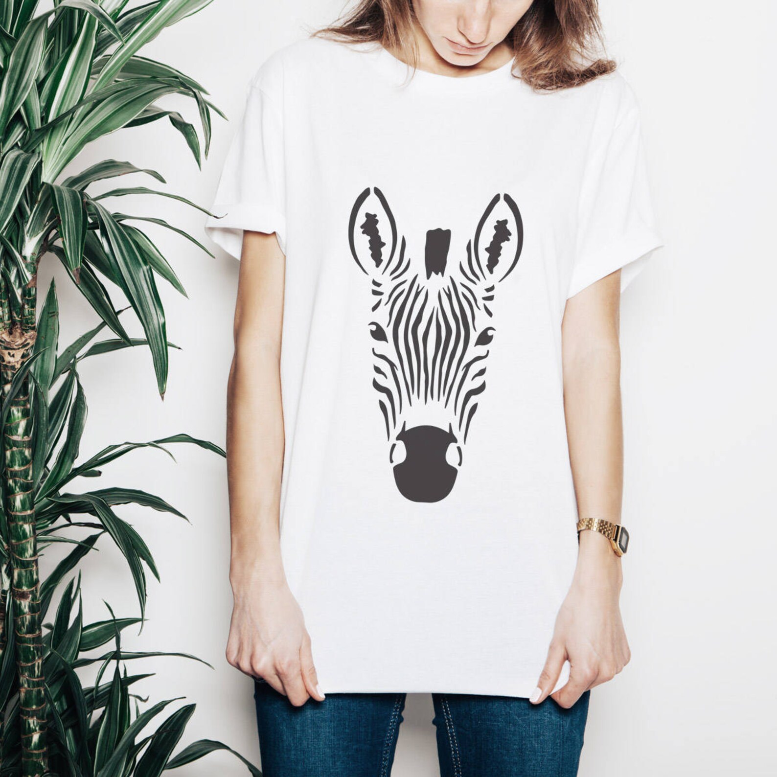 Zebra Stencil A4 Size Zebra Head Template by Craftstar Etsy UK