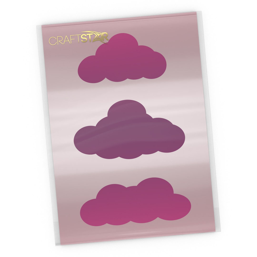 Clouds Stencil Set A4 Size Nursery Decor / DIY Craft - Etsy