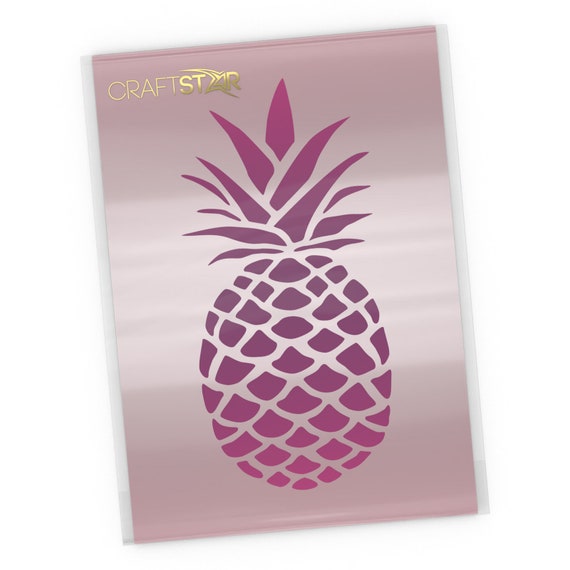 Pineapple Tropical Fruit Mylar Airbrush Painting Wall Art Crafts Stencil one