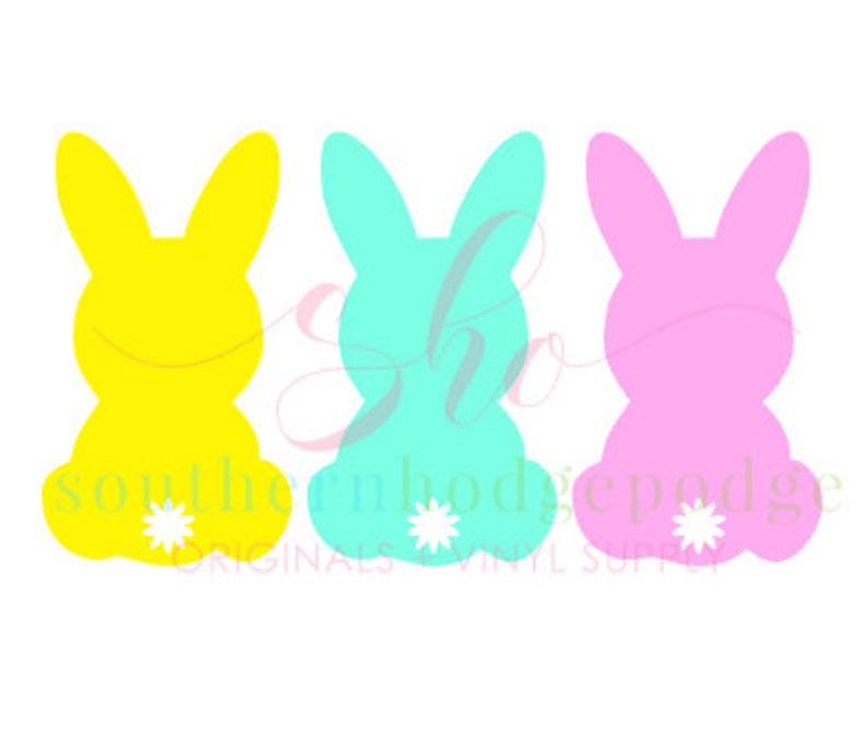 Download 3 bunnies SVG design/ SVG file/ svg design/ easter bunny ...