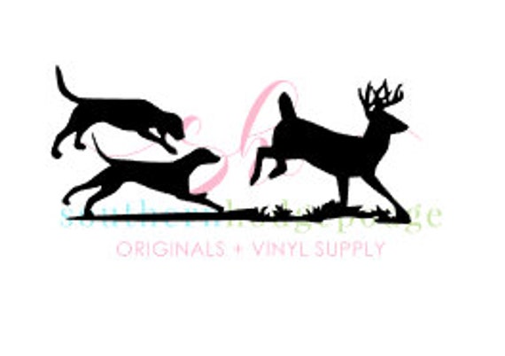 Featured image of post Running Deer Dog Chasing Deer Silhouette