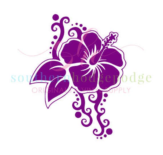Free Free 282 Hawaiian Flower Svg Free SVG PNG EPS DXF File
