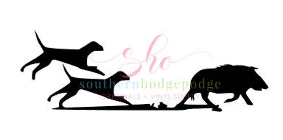 Download Walker Dogs Running Hog Design Svg File Svg Design Dogs Etsy PSD Mockup Templates