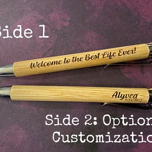 JW Baptism Gifts:  Welcome to the Best Life Ever!  Bamboo Pen