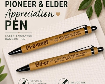 Elder / Pioneer Appreciation Engraved Pen