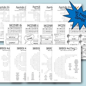 JW Bible Puzzles- 45 Pages!!! (Digital Download)