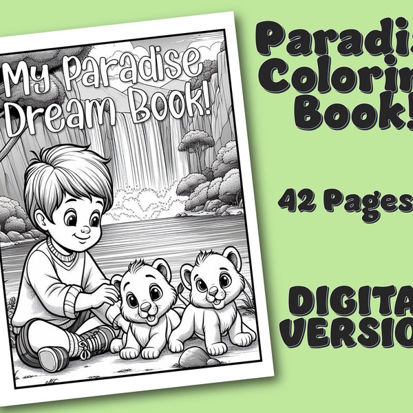JW "My Paradise Dream Book" Coloring Book (Digital Download)