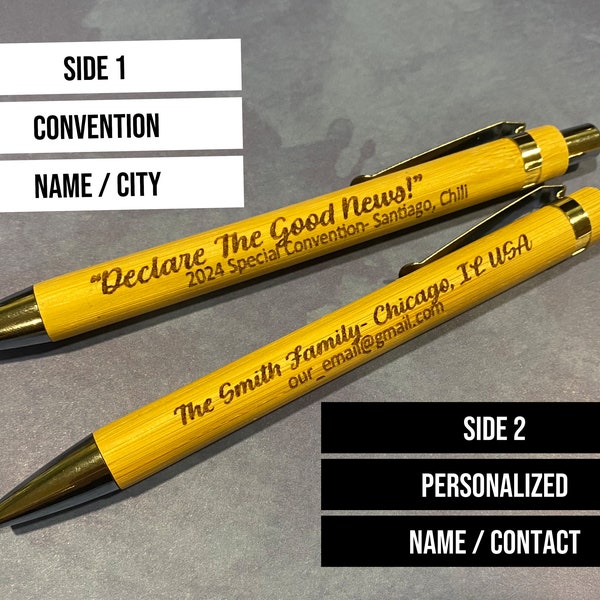 2024 Special Convention Commemorative Pen- FREE Personalization!