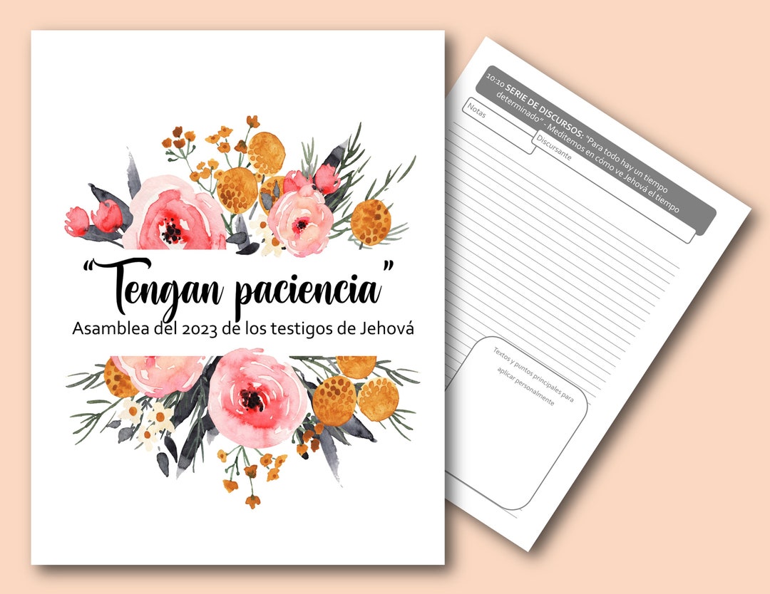 Tengan Paciencia / Exercise Patience SPANISH Notebook Etsy