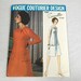 Simonetta 1960's Vogue Couturier Design Sewing Pattern 1587, Misses A-Line Dress, Uncut With Label Sz 14 Bust 34