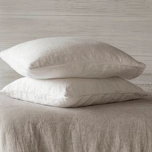Linen Pillowcase Stone Washed Sham Linen Pillowcase Stone Washed Sham