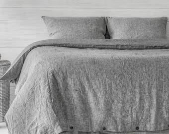 Linen Duvet Cover Stone Washed Super Soft Natural Organic 100% Stonewashed Antibacterial Flax King Queen Full or 3pc Set -SALE!