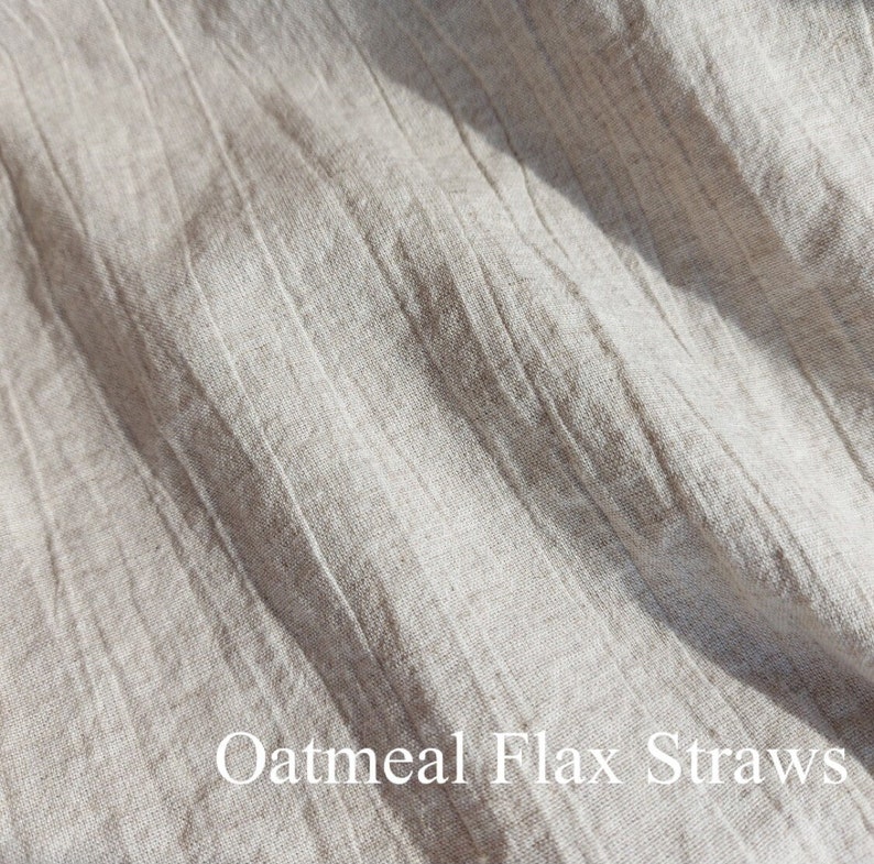 Linen Sheets Set 4pcs Luxury French Vintage Ruffled 100% Flax Stone Washed Super Soft Natural Organic King Queen Full Christmas SALE Bild 6