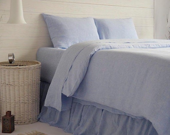 Linen Sheets Set 4pc Stone Washed Super Soft Luxury Twin Full Double Queen King Pure 100% Flax Natural Organic