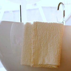 Linen Towel/ Waffle Linen Towel/ Bath Linen Towel/ Hand Waffle Linen Towel/ Linen Waffle Towel Set