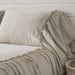 Linen Dust Ruffle Coverlet Bedspread Stone Washed Super Soft 100% ...