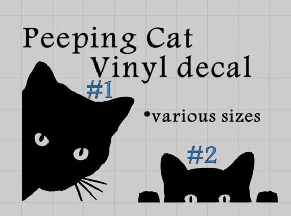 Dog /& Cat Silhouette Faces Car Truck Window Vinyl Decal Sticker 12 COLORS