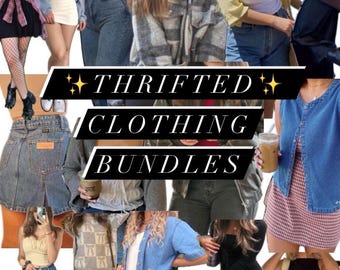 Curated Thrifted Clothing Bundle: Personalized Style Box