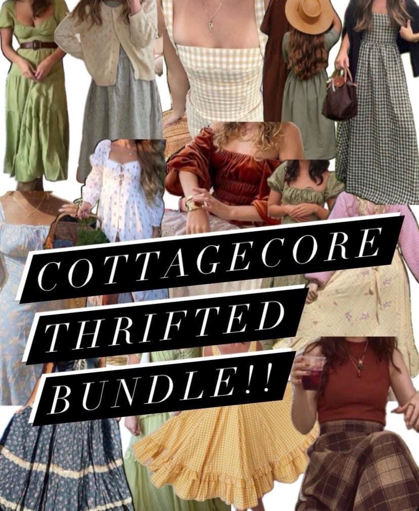 Cottagecore Mystery Bag ✨ Dress + Extra Cute Surprises Cottagecore Aesthetic Mystery Box - Etsy main image 2