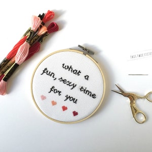 What A Fun Sexy Time for You Cross Stitch, Arrested Development