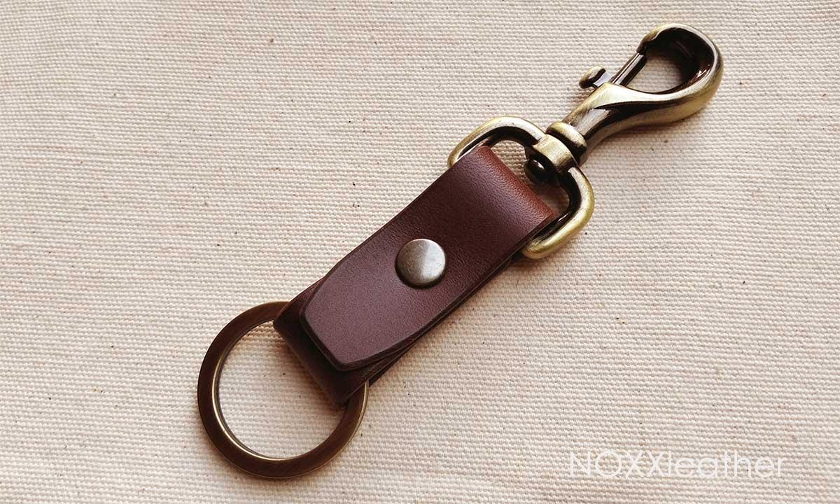 Leather Key Fob, Leather Keychain, Belt Clip Key Chain - Etsy