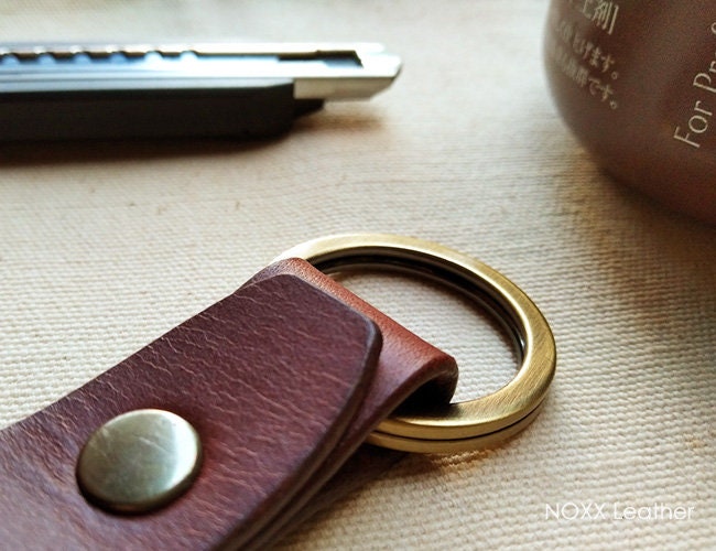 【GLADHAND】North&Judd Leather Key Fob Leather Key Fob, Leather Keychain, Gift Under 20 Dollars - Etsy
