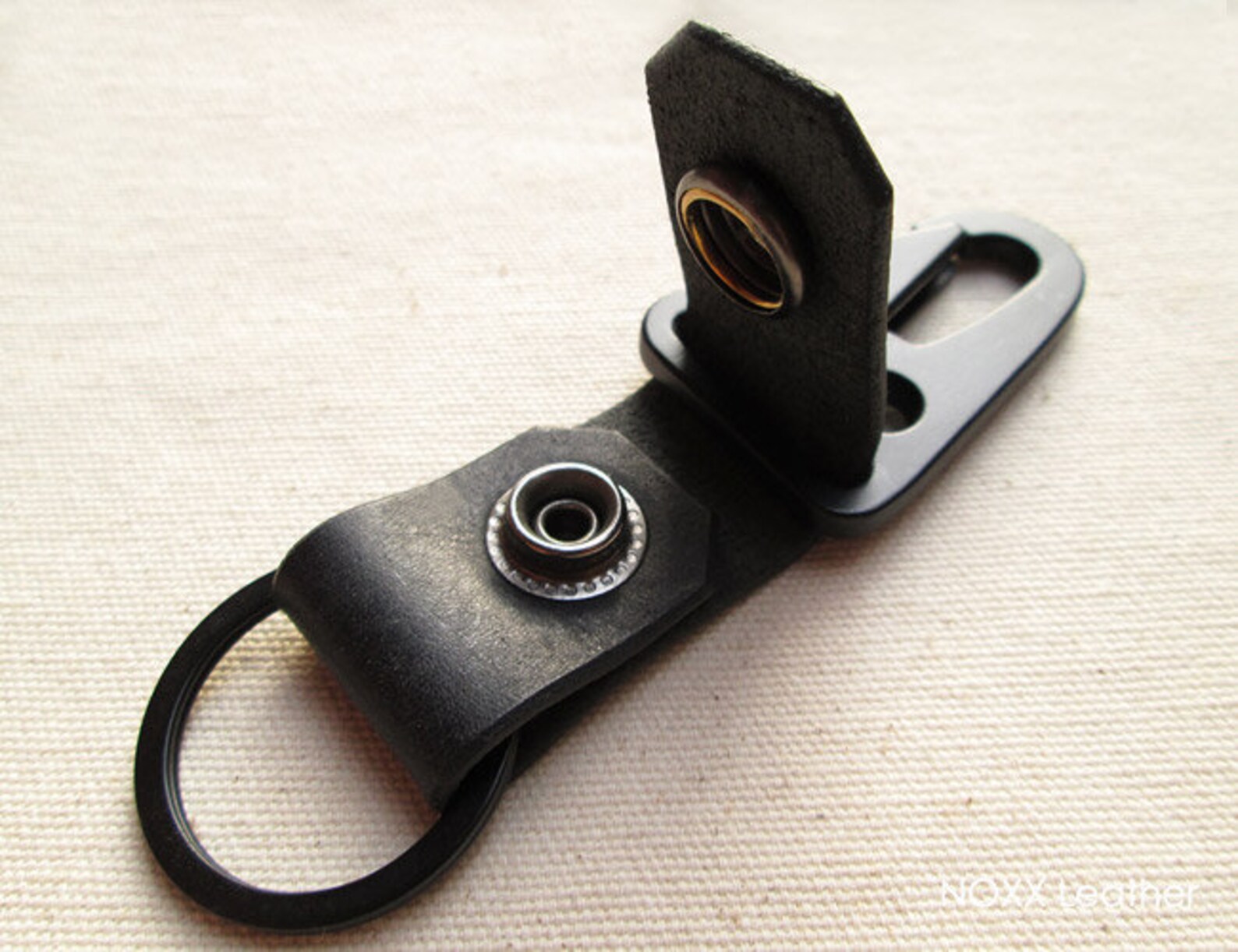 Leather Keychain Belt Leather Key Fob Belt Clip Key Chain Etsy