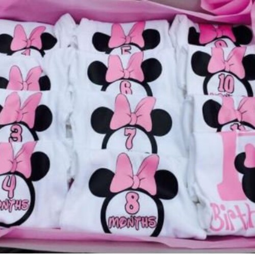 Monthly Onesies Set || Infant Milestone shops Bodysuits || Organic Cotton || Baby's First Year Set || Baby Shower Gift