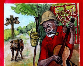 Papa Legba Prayer Card