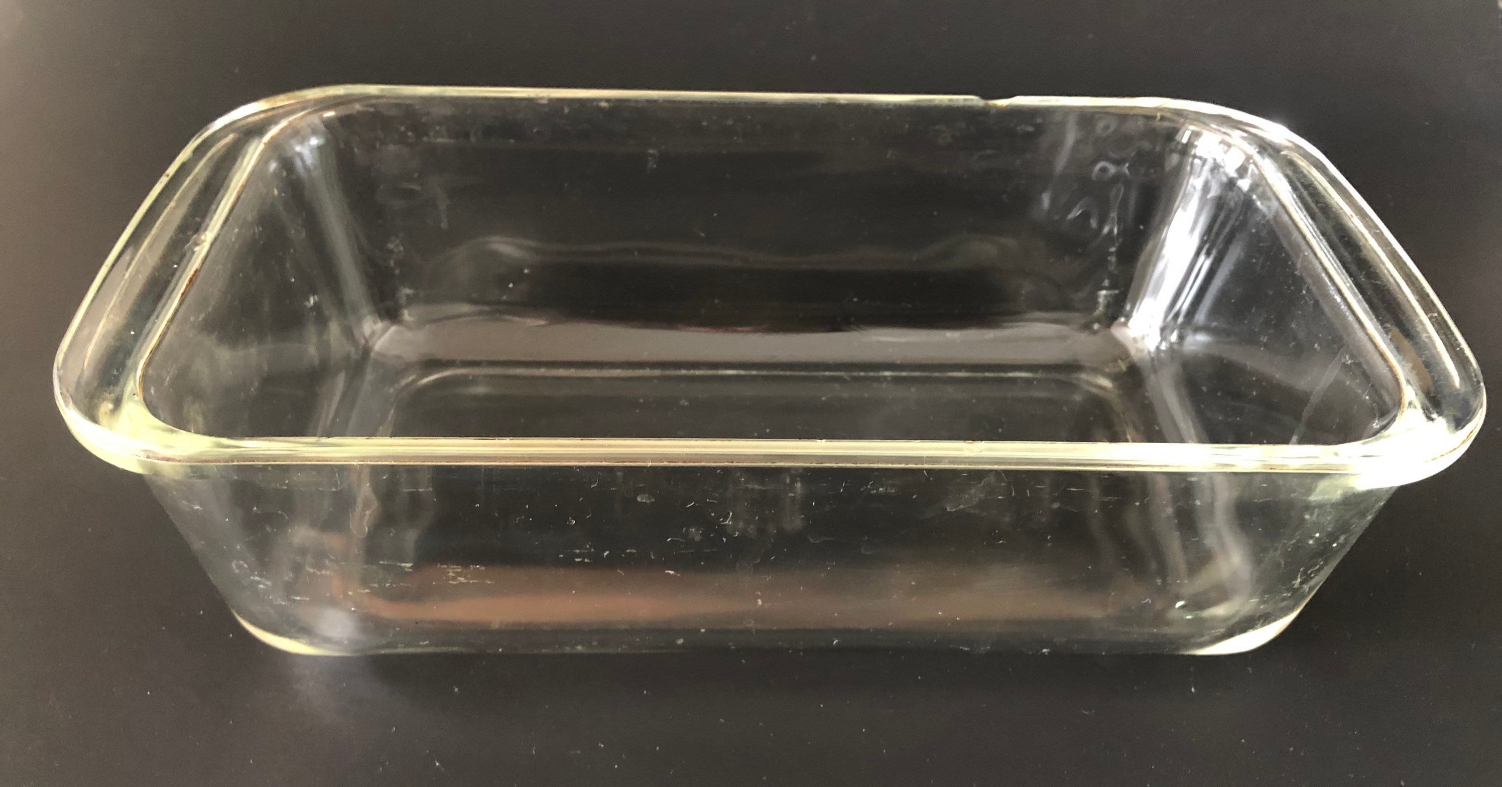 Clear glass Pyrex 2qt. bakeware with lid Etsy