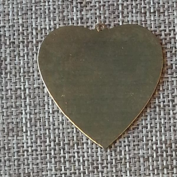 Vintage Pendant - Heart - 1-1/4"