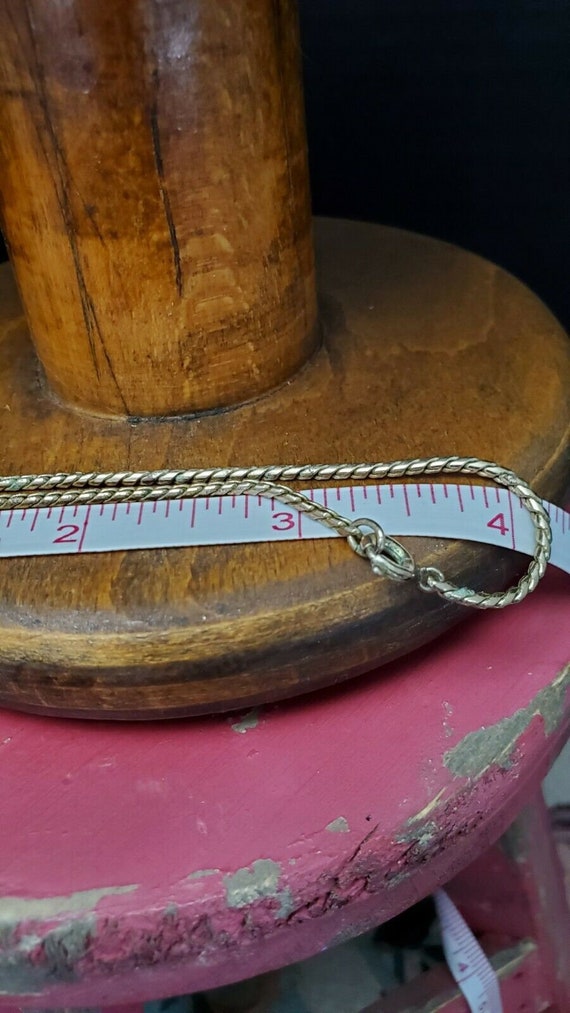 Vintage Aqua Crystal Necklace - image 2