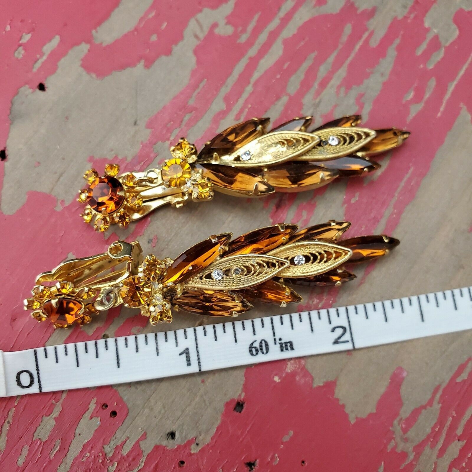 ハンドメイドcan can Vintage Juliana Brooch and Earring Set - Etsy
