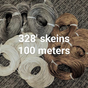 Real Leather 2mm Cord Skeins